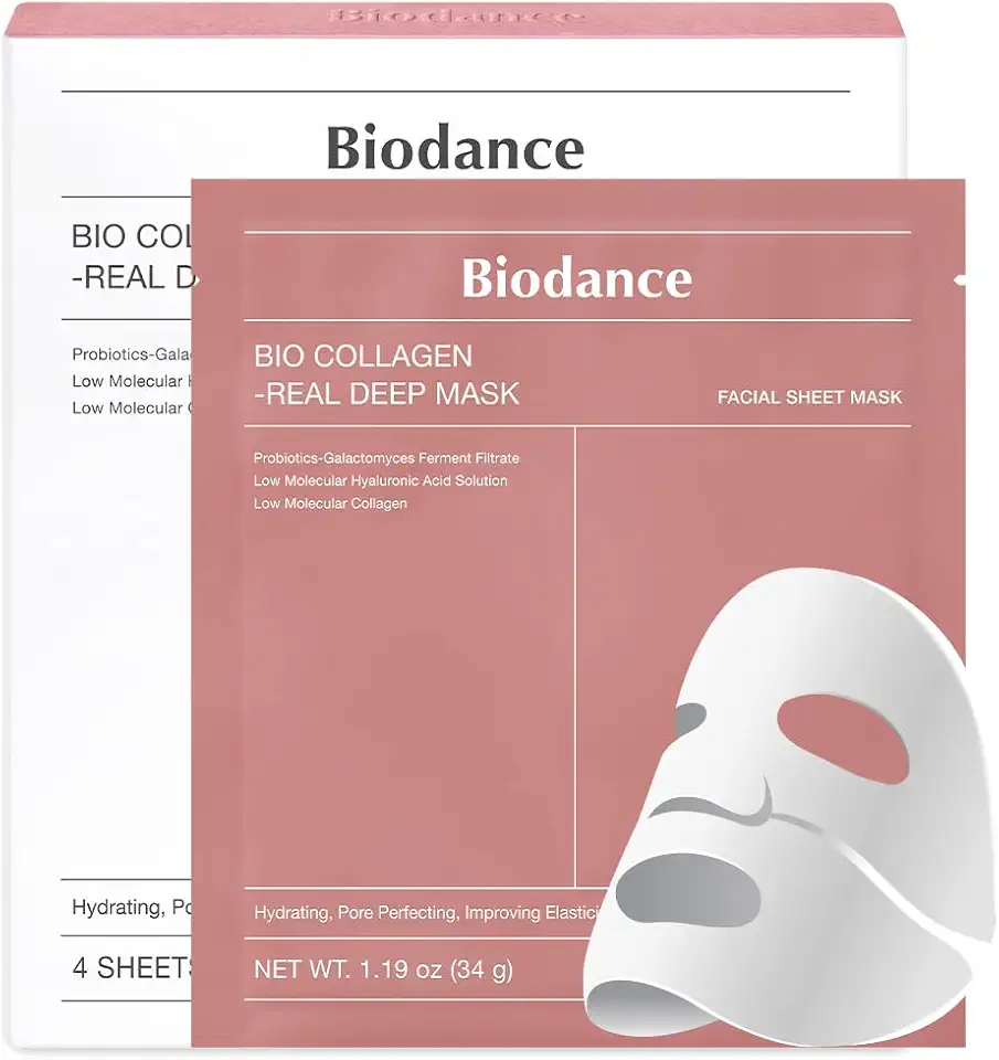 BIODANCE Bio-Collagen Real Deep Mask, Hydrating Overnight...