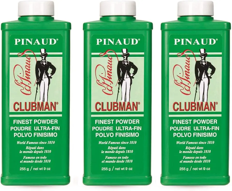 Clubman Pinaud Finest Powder, Classic White Powder for Men,...