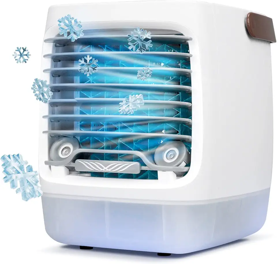 ChillWell 2.0 Evaporative Air Cooler for Room - 4-Speed...