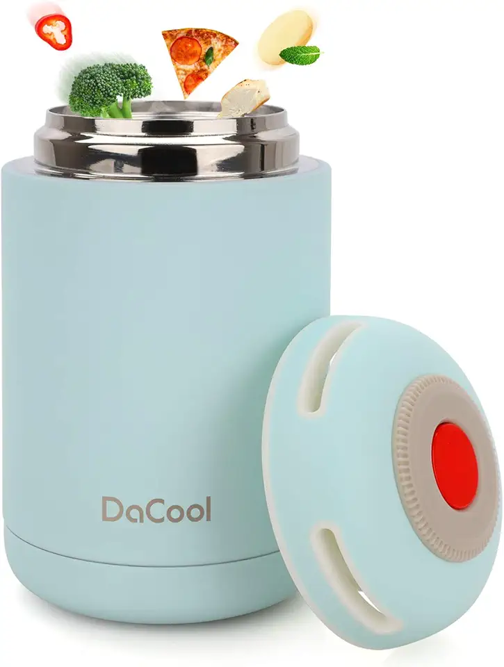 DaCool Insulated Food Jar Lunch Thermo for Hot Food 16 oz...
