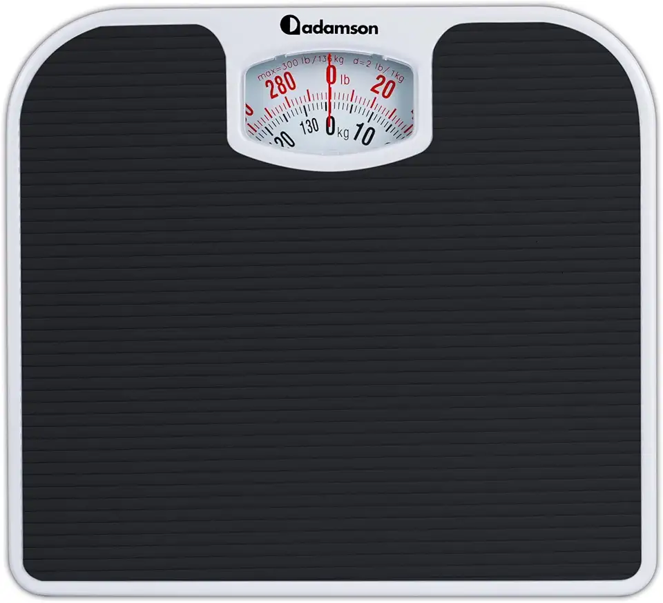 Adamson A21 Analog Scales for Body Weight - Up to 300 LB -...