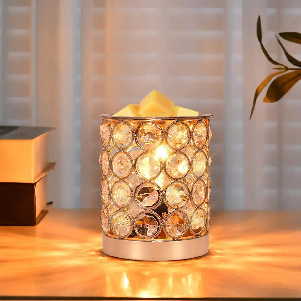 Crystal Wax Melt Warmer Candle Wax Warmer for Scented Wax 2...