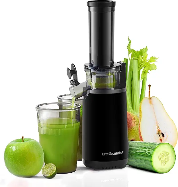 Elite Gourmet EJX600 Compact Small Space-Saving Masticating...