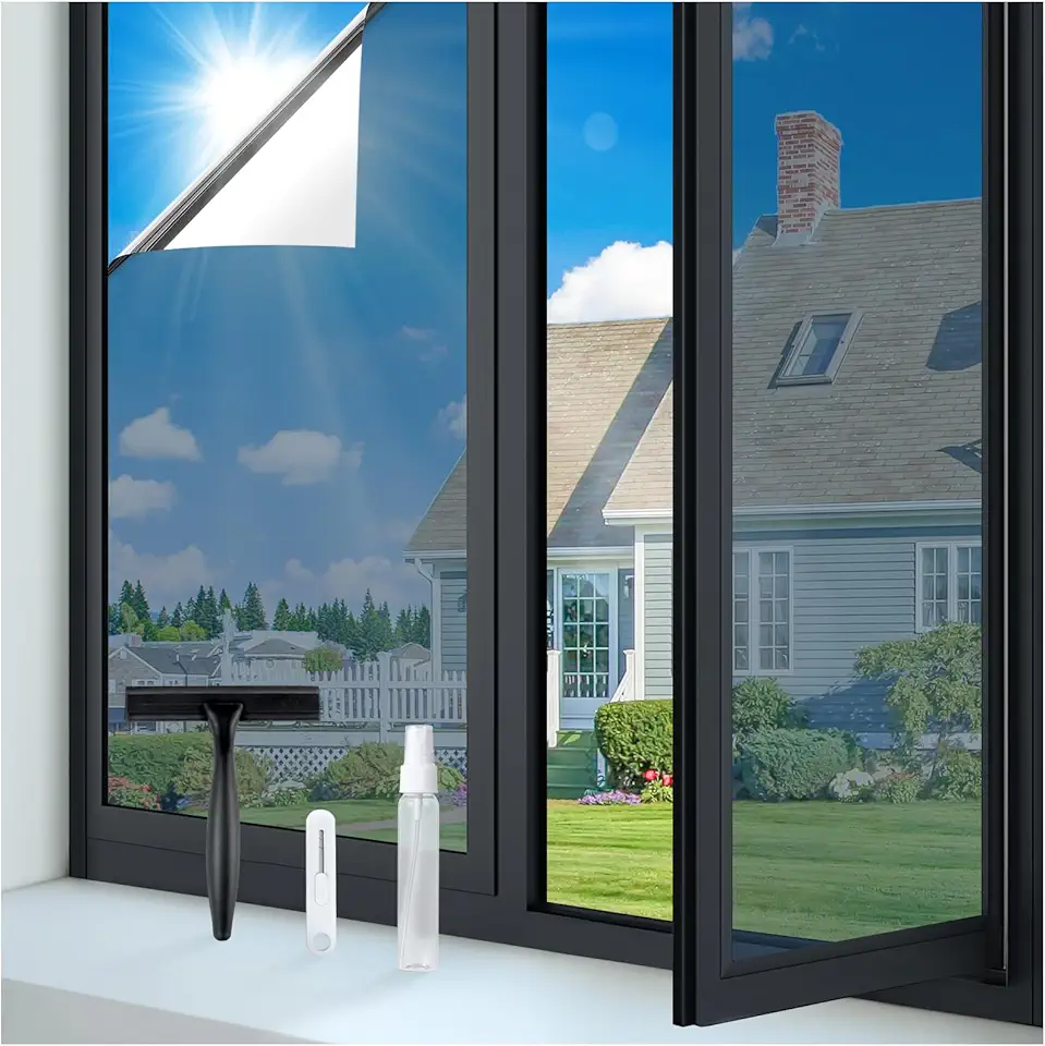 rabbitgoo One Way Window Privacy Film Tint with 3 Tools for...