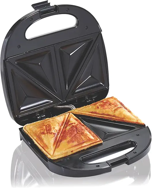 Hamilton Beach Electric Sealed Sandwich Maker Grill with...