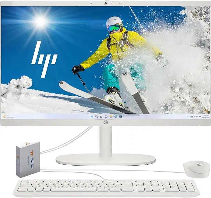 HP 2025 New 22 Inch All-in-One Desktop Computer • 12GB RAM...